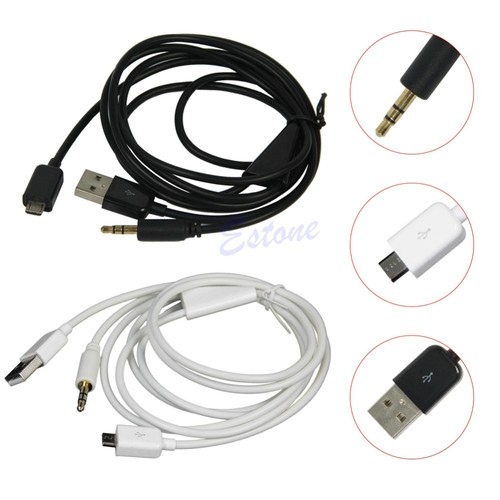 Micro aux jack mm - jack, 3,5